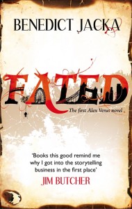 Fated Cover - red text, with shadows of London monuments