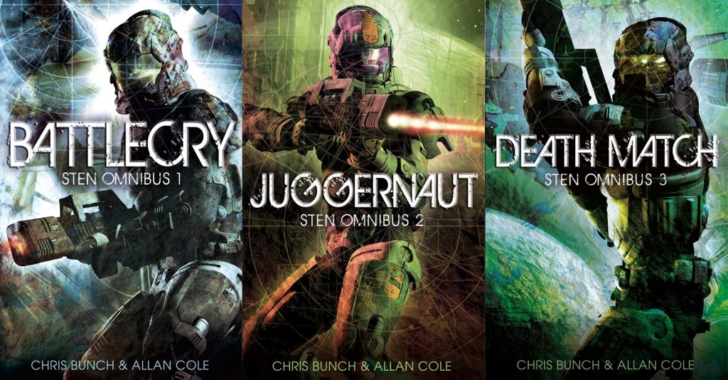 all three omnibuses in the Sten series of space opera adventures