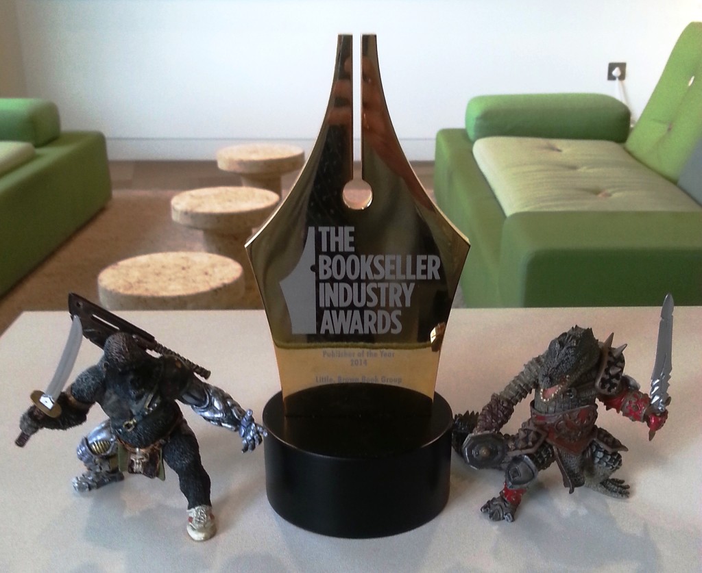 Publisher of the Year Award 2014 for Little, Brown Book Group UK (with Orbit team))