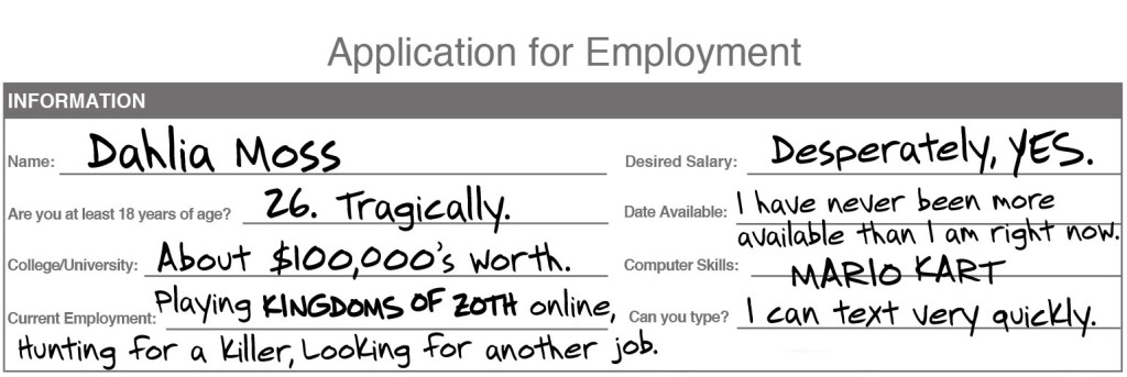 Dahlia-Job-Application