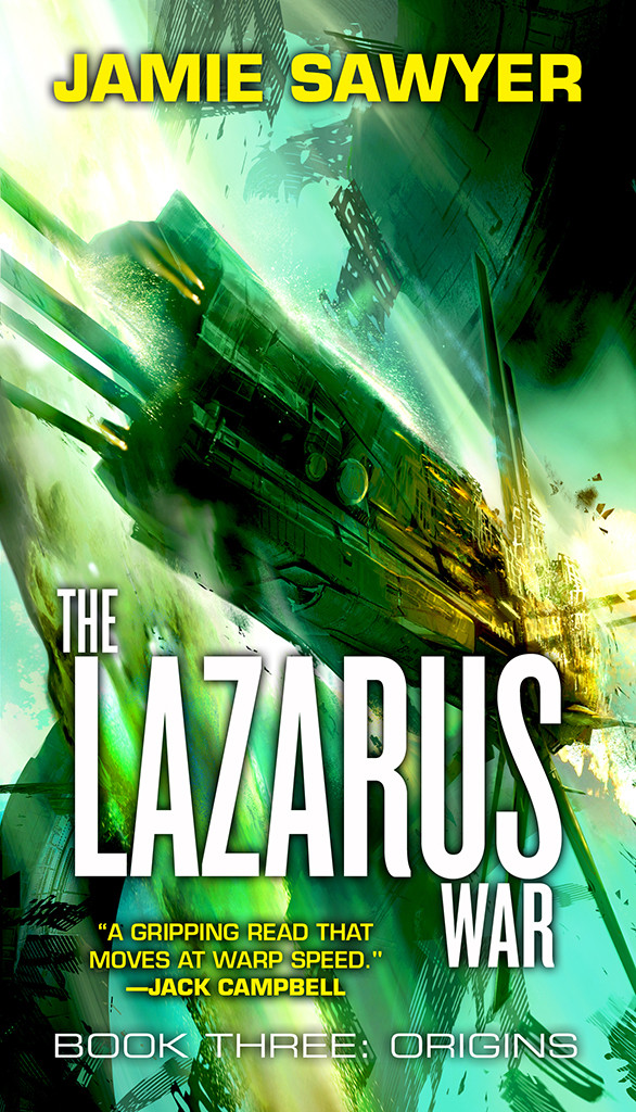 The Lazarus War Origins by Jamie Sawyer - a science fiction space opera adventure